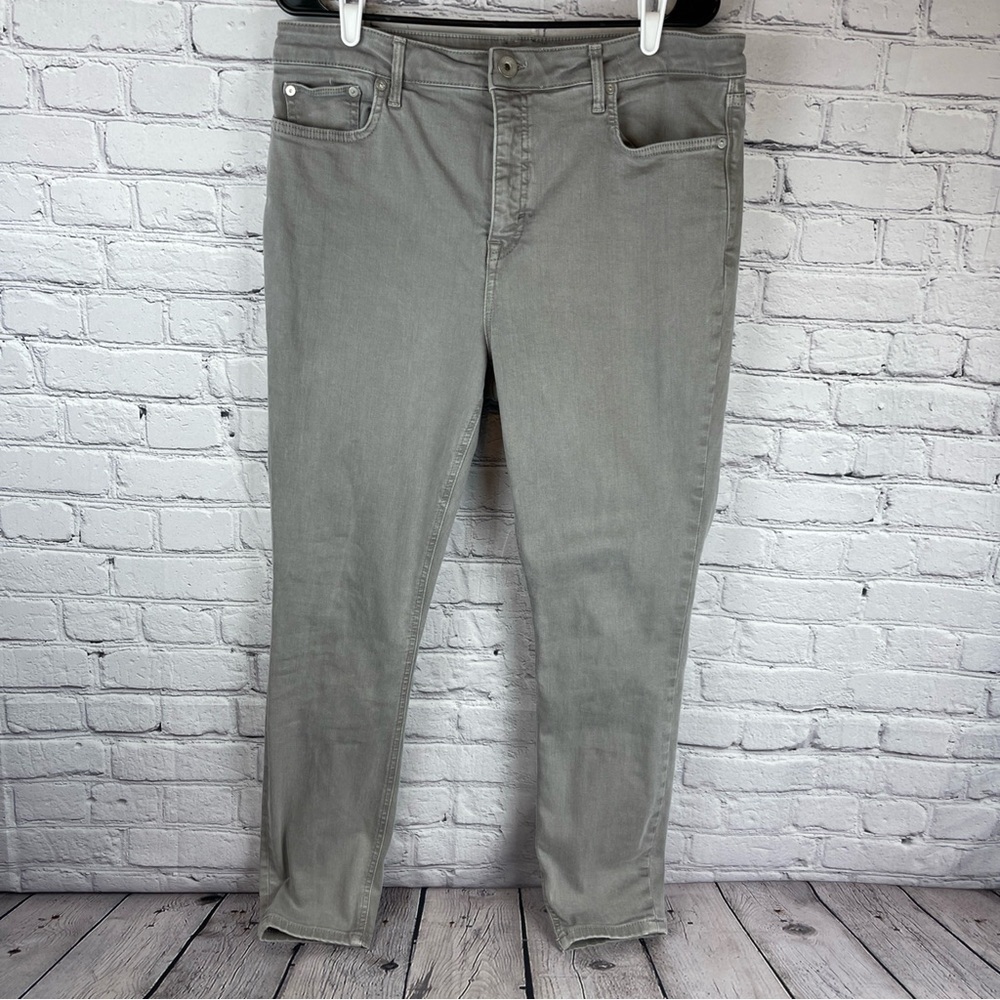 Vineyard Vines Jeans Women’s‎ 32 (34x29) Gray High Rise Skinny Stretch
